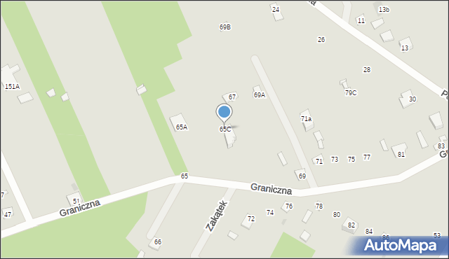 Sochaczew, Graniczna, 65C, mapa Sochaczew