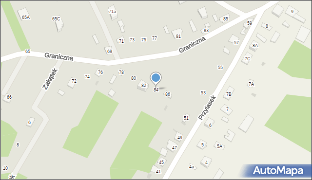 Sochaczew, Graniczna, 84, mapa Sochaczew