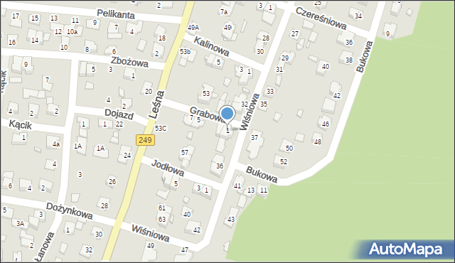 Solec Kujawski, Grabowa, 1, mapa Solec Kujawski