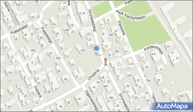 Sopot, Grunwaldzka, 30, mapa Sopotu