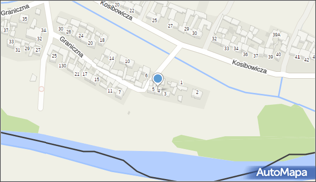 Sromowce Wyżne, Graniczna, 4, mapa Sromowce Wyżne