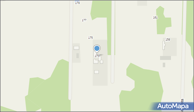 Stara Wieś, Grodziska, 173, mapa Stara Wieś