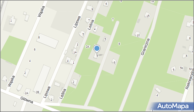 Stare Bosewo, Graniczna, 3, mapa Stare Bosewo