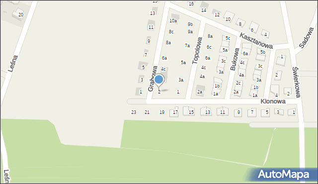 Stare Kupiski, Grabowa, 2, mapa Stare Kupiski