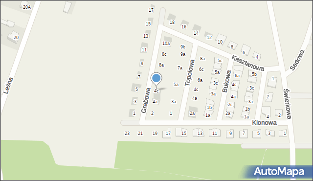 Stare Kupiski, Grabowa, 4c, mapa Stare Kupiski