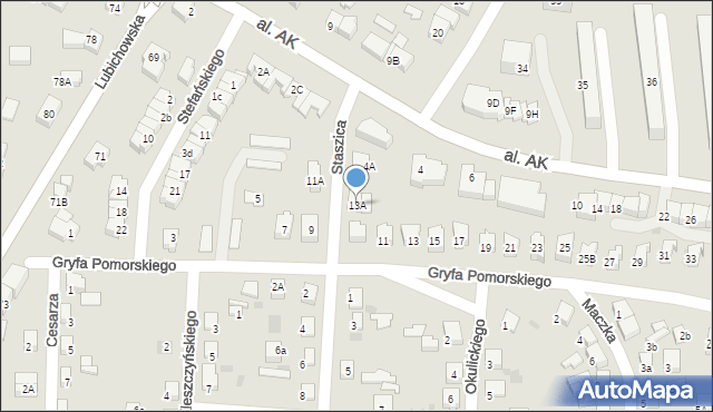 Starogard Gdański, Gryfa Pomorskiego, 13A, mapa Starogard Gdański