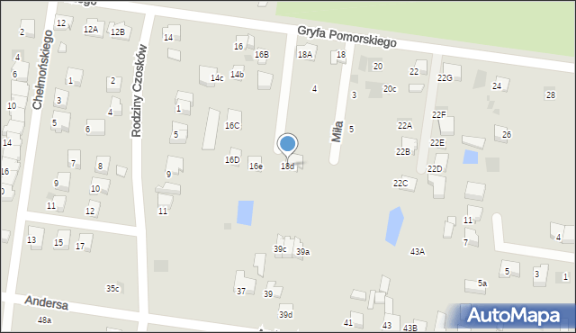 Starogard Gdański, Gryfa Pomorskiego, 18d, mapa Starogard Gdański