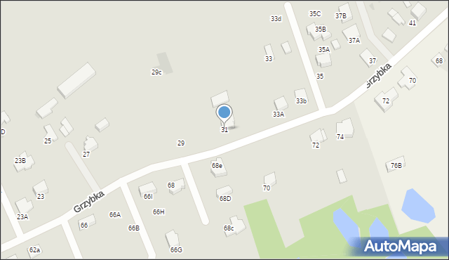 Starogard Gdański, Grzybka Józefa, dh., 31, mapa Starogard Gdański