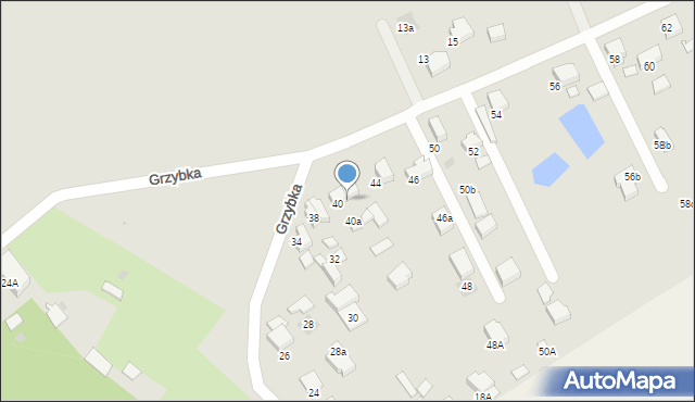 Starogard Gdański, Grzybka Józefa, dh., 42, mapa Starogard Gdański