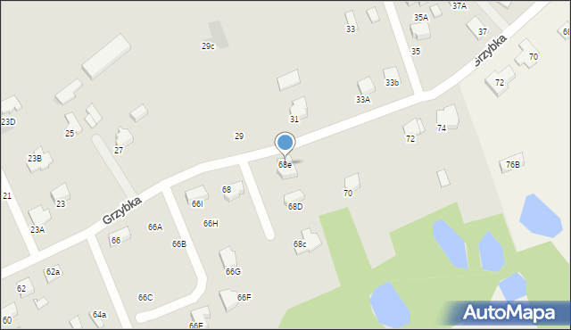 Starogard Gdański, Grzybka Józefa, dh., 68e, mapa Starogard Gdański