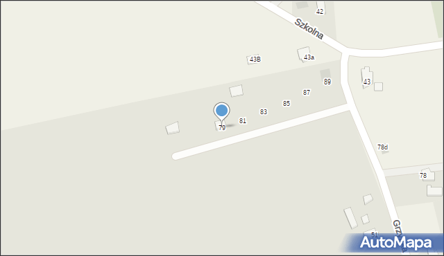 Starogard Gdański, Grzybka Józefa, dh., 79, mapa Starogard Gdański