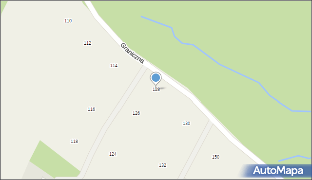 Staszkówka, Graniczna, 128, mapa Staszkówka