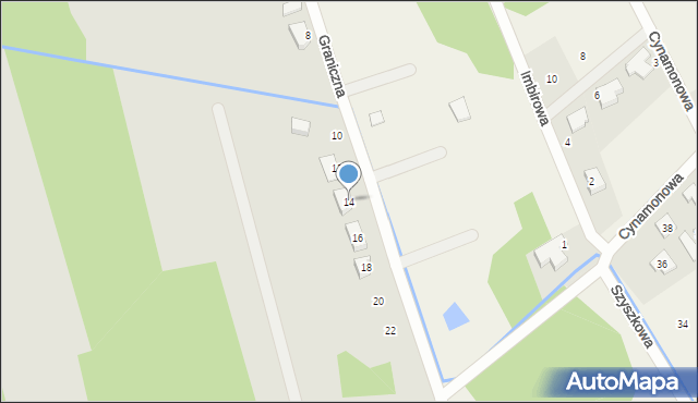 Sulejówek, Graniczna, 14, mapa Sulejówek