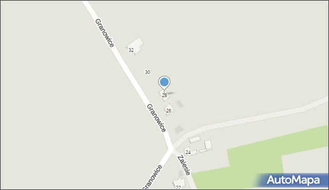 Sulmierzyce, Granowice, 28, mapa Sulmierzyce