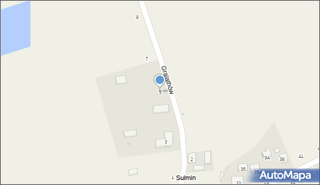 Sulmin, Gralathów, 5, mapa Sulmin