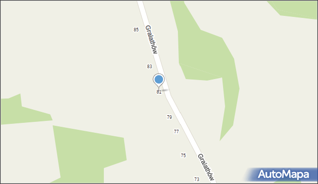 Sulmin, Gralathów, 81, mapa Sulmin