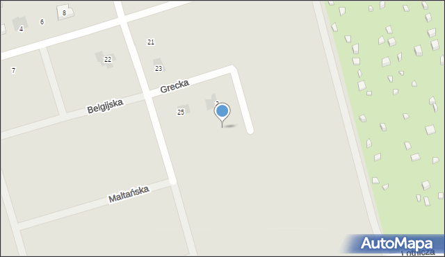 Suwałki, Grecka, 4, mapa Suwałk