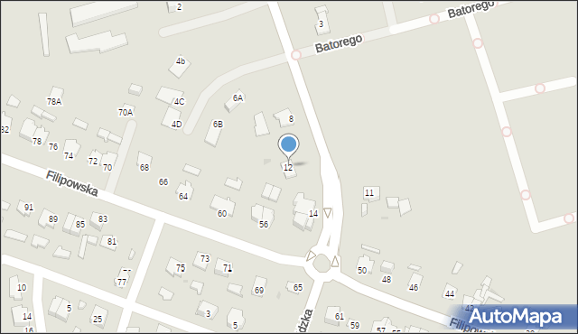 Suwałki, Grunwaldzka, 12, mapa Suwałk