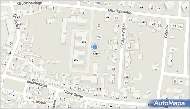 Swarzędz, Grudzińskiego Zygmunta, 20E, mapa Swarzędz