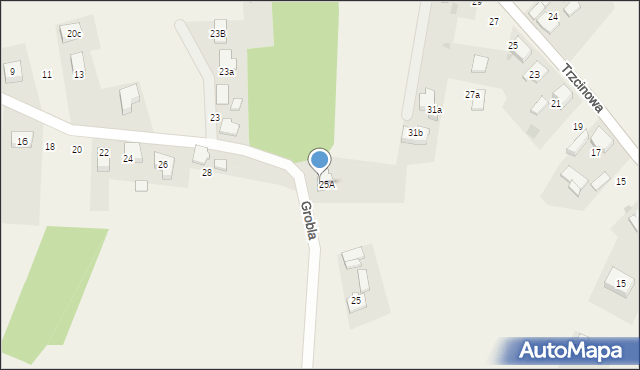 Świerczyniec, Grobla, 31, mapa Świerczyniec