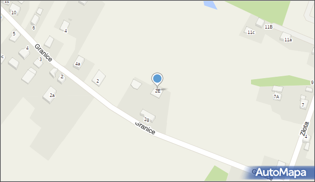 Świerklany, Granice, 2E, mapa Świerklany