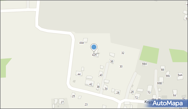 Świerzowa Polska, Graniczna, 42A, mapa Świerzowa Polska