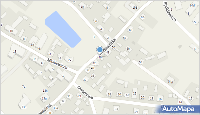 Świętajno, Grunwaldzka, 46, mapa Świętajno