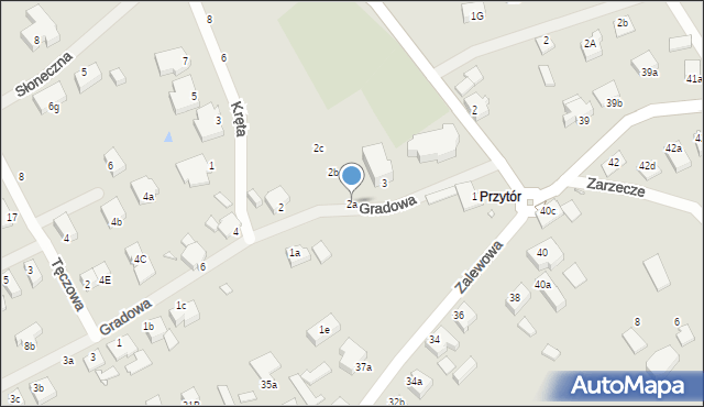 Świnoujście, Gradowa, 2a, mapa Świnoujście