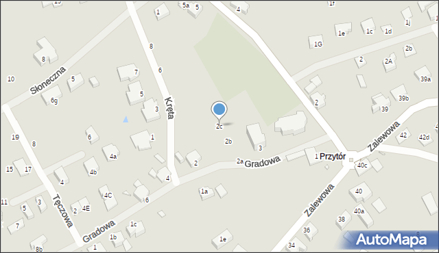 Świnoujście, Gradowa, 2c, mapa Świnoujście