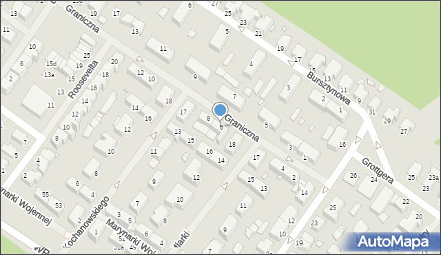 Świnoujście, Graniczna, 6, mapa Świnoujście