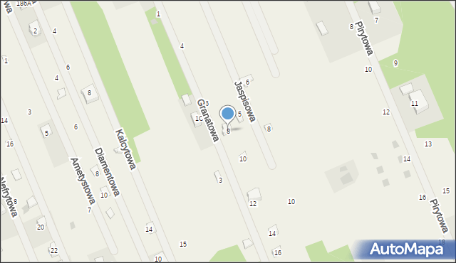 Swolszewice Duże, Granatowa, 8, mapa Swolszewice Duże