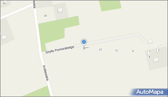 Sychowo, Gryfa Pomorskiego, 15, mapa Sychowo