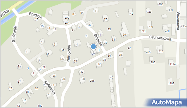 Szczyrk, Graniczna, 27, mapa Szczyrk