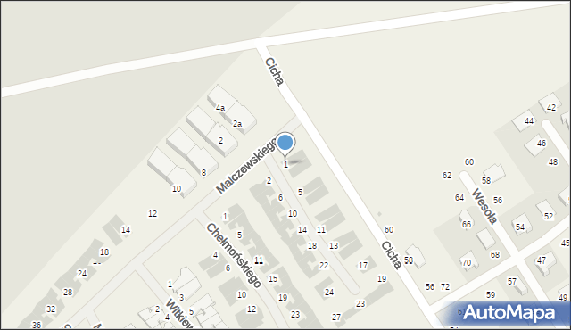 Szczytniki, Grottgera Artura, 1, mapa Szczytniki