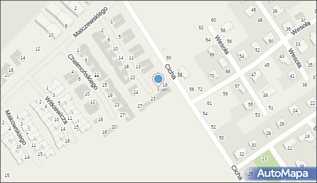 Szczytniki, Grottgera Artura, 21, mapa Szczytniki