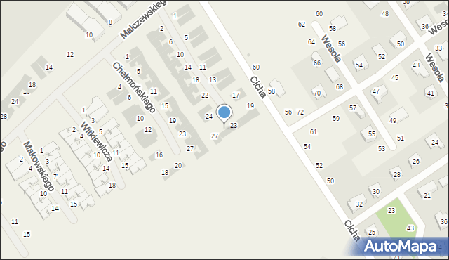 Szczytniki, Grottgera Artura, 25, mapa Szczytniki