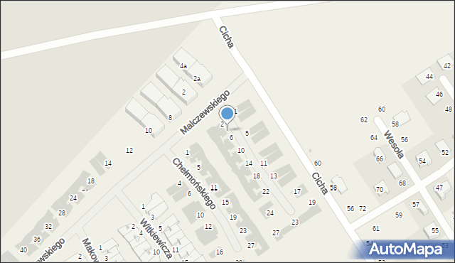 Szczytniki, Grottgera Artura, 4, mapa Szczytniki