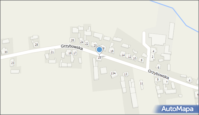 Szemrowice, Grzybowska, 15, mapa Szemrowice