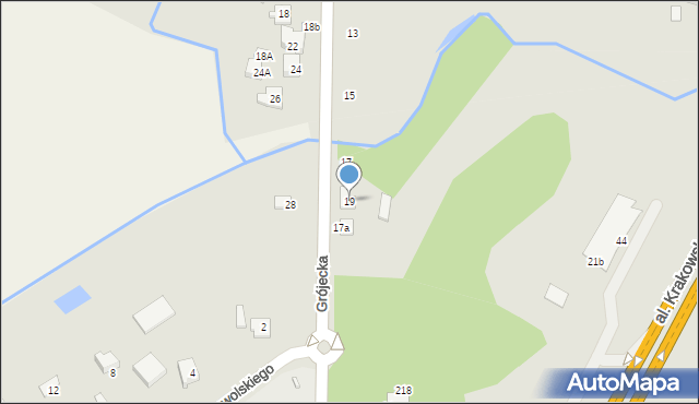 Tarczyn, Grójecka, 19, mapa Tarczyn