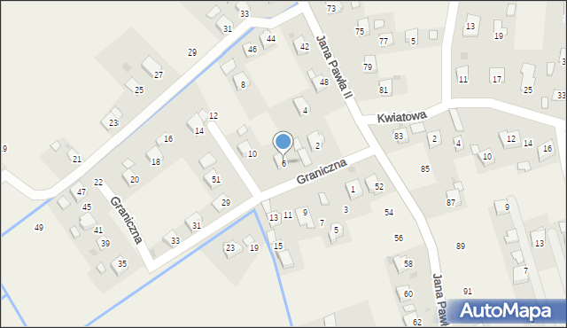 Targowiska, Graniczna, 6, mapa Targowiska