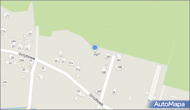 Tarnowskie Góry, Grzybowa, 37e, mapa Tarnowskie Góry