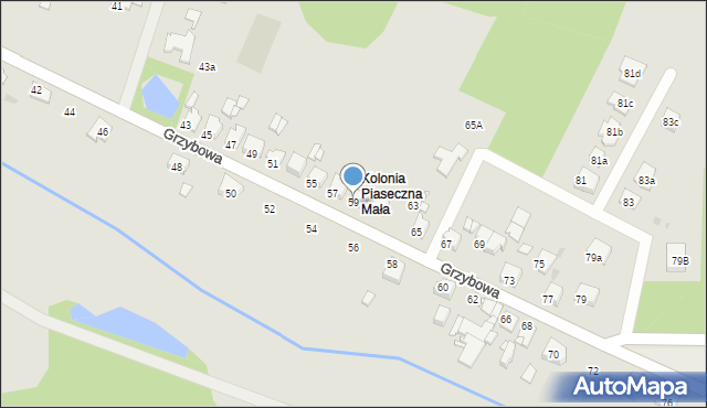 Tarnowskie Góry, Grzybowa, 59, mapa Tarnowskie Góry