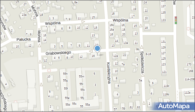 Toruń, Grabowskiego Antoniego, 18, mapa Torunia