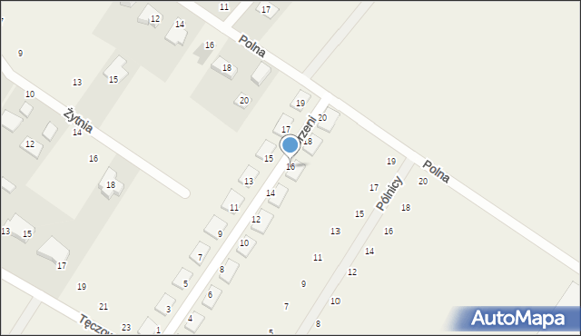 Tuchom, Grzeni, 16, mapa Tuchom