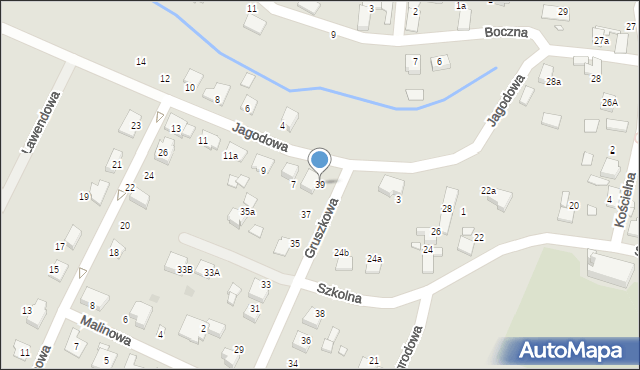 Tułowice, Gruszkowa, 39, mapa Tułowice