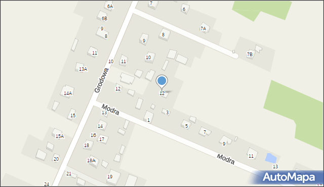 Tumlin-Węgle, Grodowa, 12, mapa Tumlin-Węgle