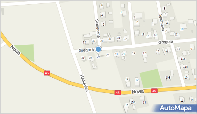Tworków, Gregora Józefa, ks., 27, mapa Tworków