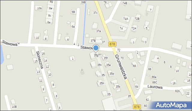 Tyczyn, Grunwaldzka, 35g, mapa Tyczyn