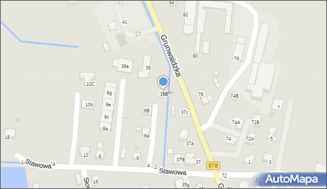 Tyczyn, Grunwaldzka, 39B, mapa Tyczyn
