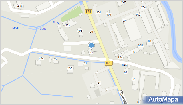 Tyczyn, Grunwaldzka, 47, mapa Tyczyn
